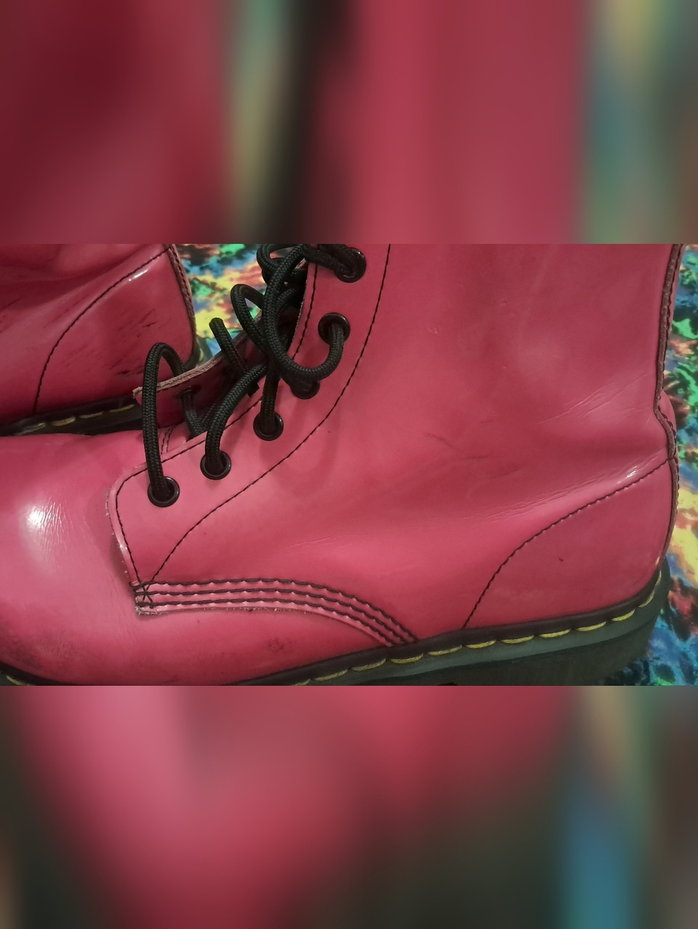 Dr. Martens Vibrant Pink Boots - Picture 5 of 12